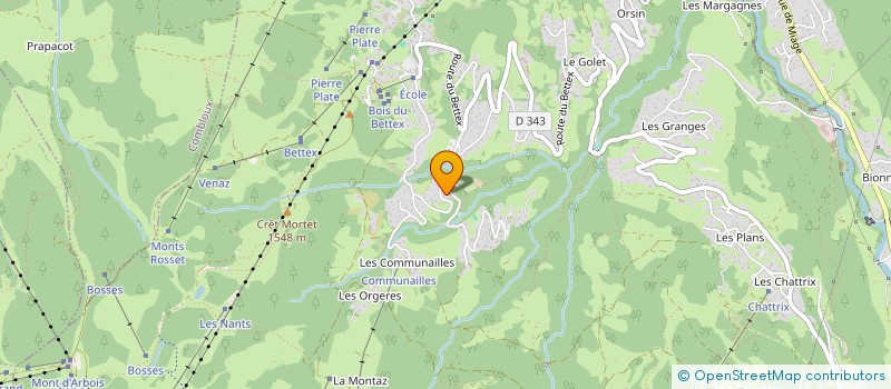 localisation de l'entreprise SYND COPRO LE TAGRE  SAINT-GERVAIS-LES-BAINS