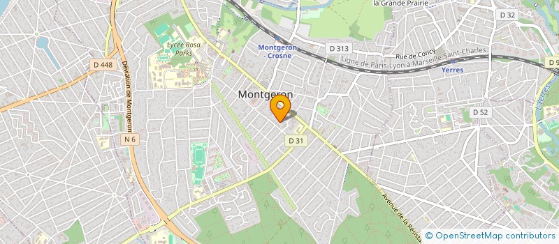 localisation de l'entreprise SYND COPRO LE TOCQUEVILLE 1 à MONTGERON