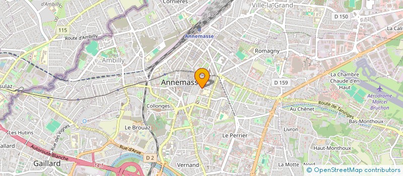 localisation de l'entreprise SYND COPRO LE VAL RIANT  ANNEMASSE