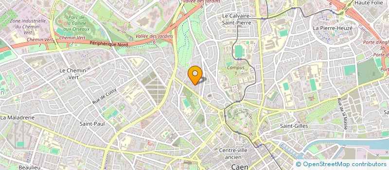 localisation de l'entreprise SYND COPRO LE VENDOME à CAEN