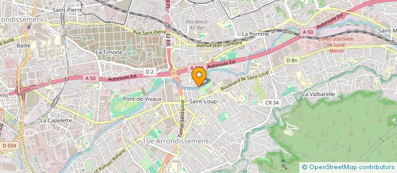 localisation de l'entreprise SYND COPRO LE VIEUX MOULIN à MARSEILLE