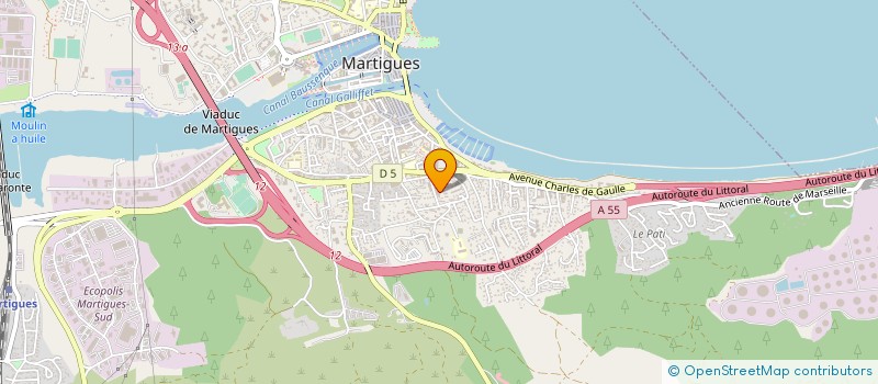 localisation de l'entreprise SYND COPRO LE VOLTAIRE  MARTIGUES