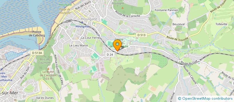 localisation de l'entreprise SYND COPRO LES BEQUETTES  HOULGATE