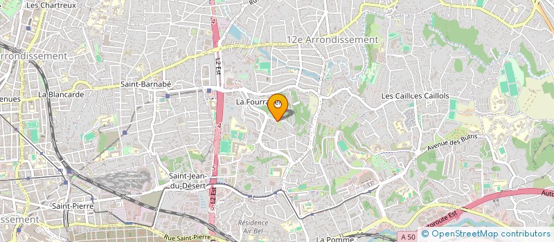localisation de l'entreprise SYND COPRO LES BORROMEES 5EME TRANCHE à MARSEILLE