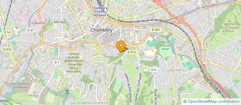 localisation de l'entreprise SYND COPRO LES CAMPANULES à CHAMBERY