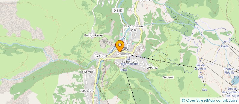 localisation de l'entreprise SYND COPRO LES CASSETTTES  VALLOIRE