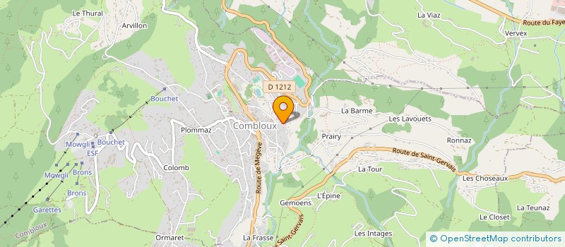 localisation de l'entreprise SYND COPRO LES CERISIERS  COMBLOUX