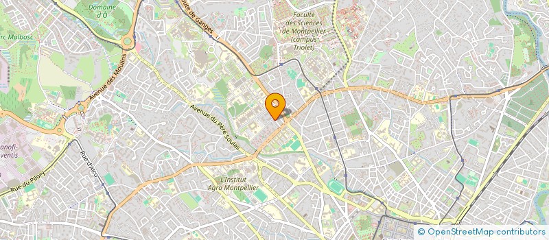 localisation de l'entreprise SYND COPRO LES CISTES à MONTPELLIER