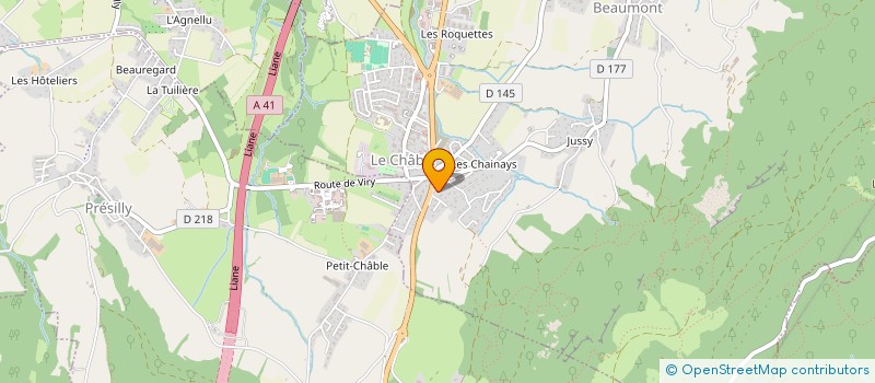 localisation de l'entreprise SYND COPRO LES CONTAMINES  SAINT-JULIEN-EN-GENEVOIS