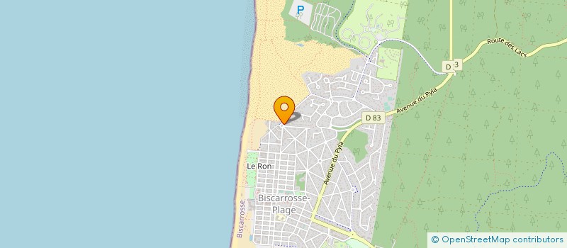 localisation de l'entreprise SYND COPRO LES COTTAGES II  BISCARROSSE