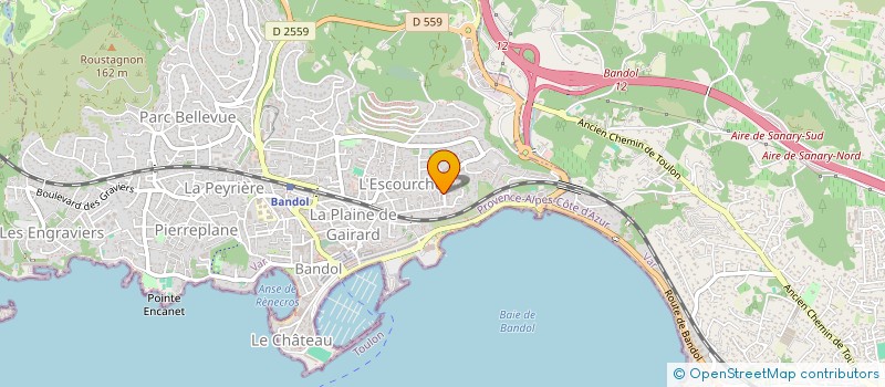 localisation de l'entreprise SYND COPRO LES CYCLADES à BANDOL