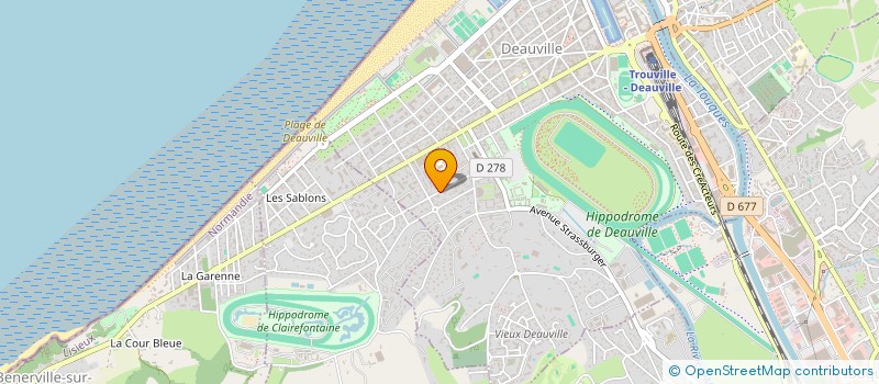 localisation de l'entreprise SYND COPRO LES ENSEIGNANTS  DEAUVILLE