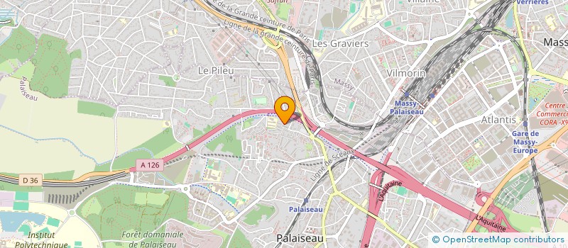 localisation de l'entreprise SYND COPRO LES ESSARTS 30 IMP CERISAIE à PALAISEAU