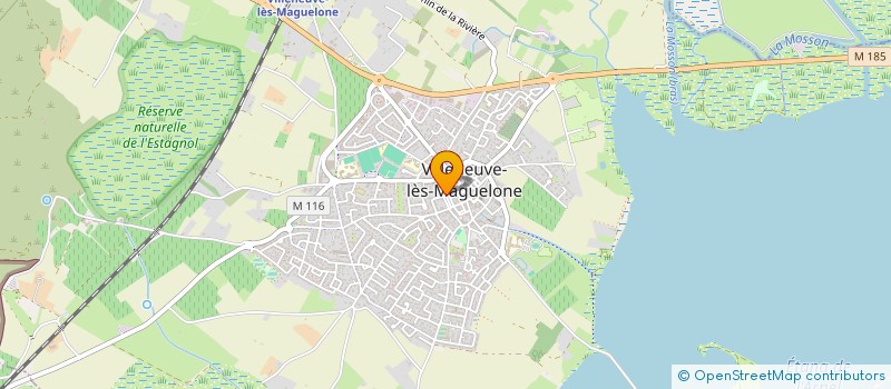 localisation de l'entreprise SYND COPRO LES FONTAINES  VILLENEUVE-LES-MAGUELONE