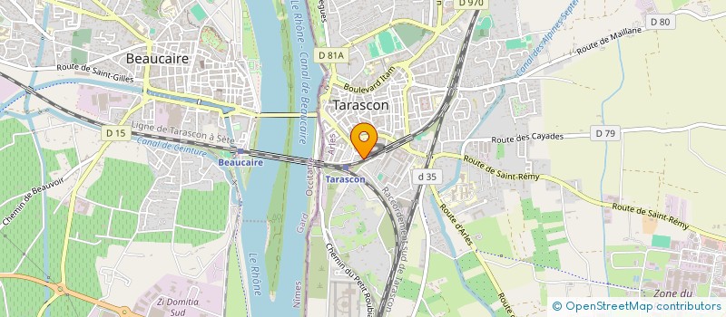 localisation de l'entreprise SYND COPRO LES IRIS  TARASCON