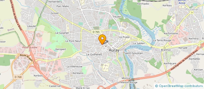 localisation de l'entreprise SYND COPRO LES JARDINS D'AURAY à AURAY