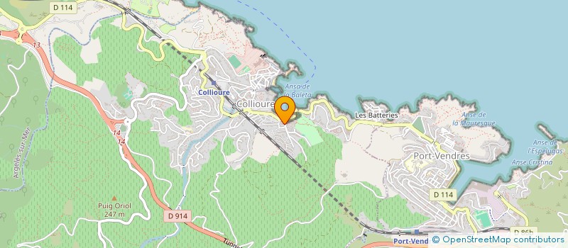 localisation de l'entreprise SYND COPRO LES JARDINS DES DOMINICAINS  COLLIOURE