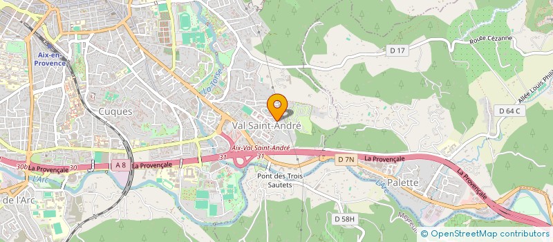 localisation de l'entreprise SYND COPRO LES LAURIERS à AIX-EN-PROVENCE