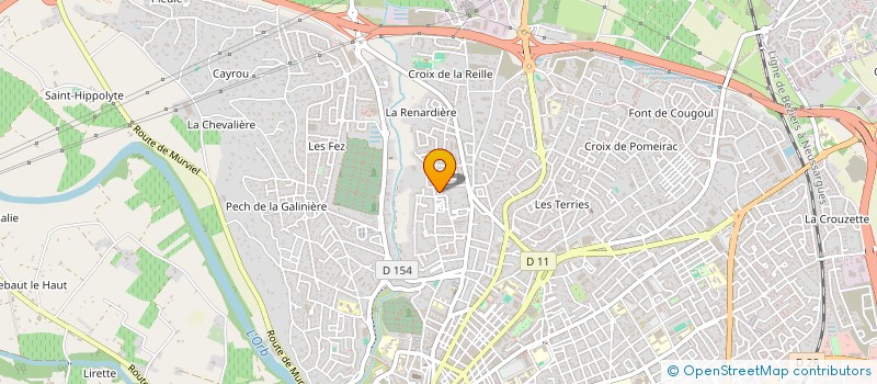 localisation de l'entreprise SYND COPRO LES LILAS  BEZIERS