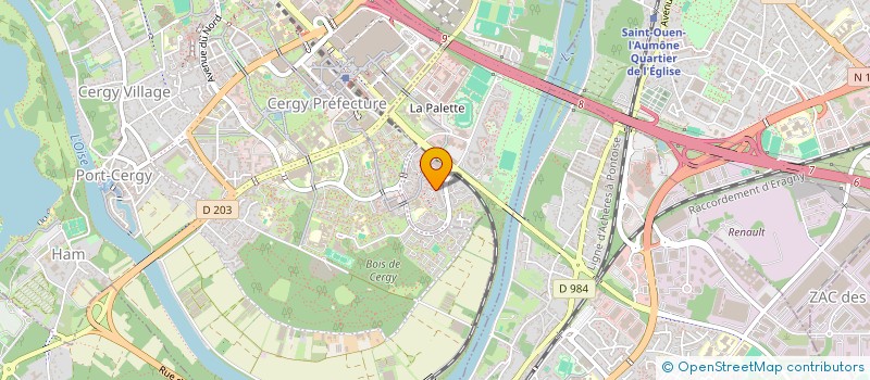 localisation de l'entreprise SYND COPRO LES MARADAS VERTS  PONTOISE