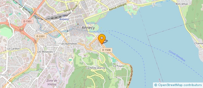 localisation de l'entreprise SYND COPRO LES MARQUISATS  ANNECY