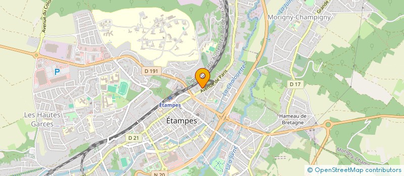 localisation de l'entreprise SYND COPRO LES MARRONNIERS à ETAMPES