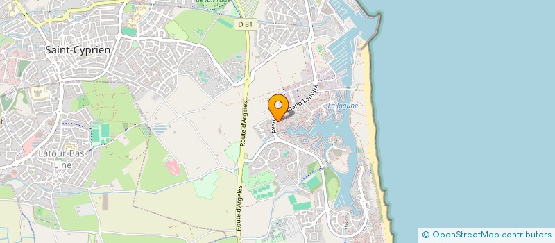 localisation de l'entreprise SYND COPRO LES MAS BLEUS  SAINT-CYPRIEN