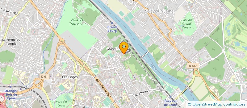 localisation de l'entreprise SYND COPRO LES MURIERS  EVRY-COURCOURONNES