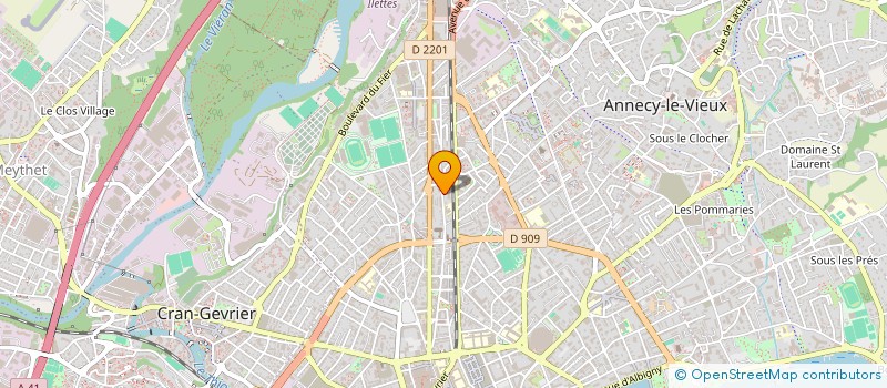 localisation de l'entreprise SYND COPRO LES NOISETIERS  ANNECY