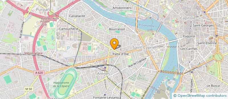 localisation de l'entreprise SYND COPRO LES PORTES DE GASCOGNE à TOULOUSE