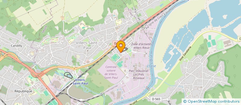 localisation de l'entreprise SYND COPRO LES PRES ROSEAUX  VILLERS-SAINT-PAUL