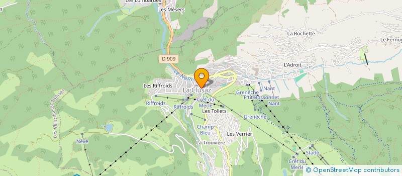 localisation de l'entreprise SYND COPRO LES PROVINCES à LA CLUSAZ