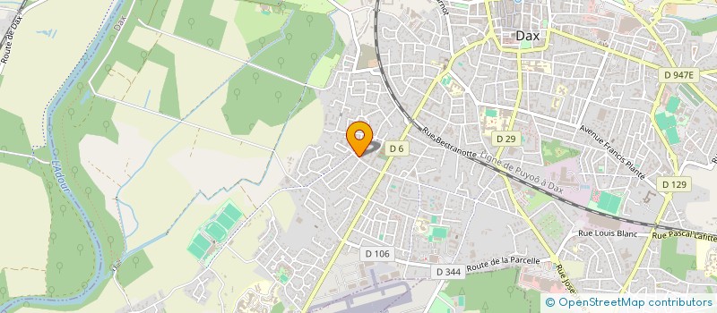 localisation de l'entreprise SYND COPRO LES PYRENEES  DAX