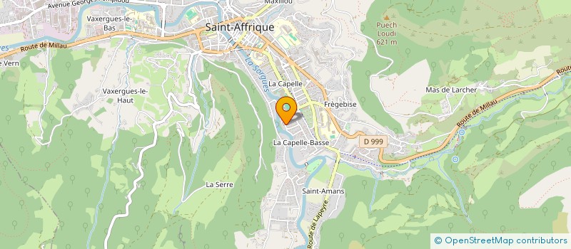 localisation de l'entreprise SYND COPRO LES RIVES BAT A  SAINT-AFFRIQUE