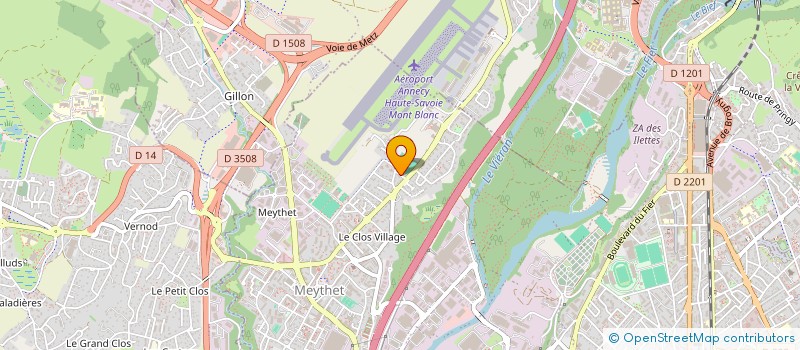 localisation de l'entreprise SYND COPRO LES RIVES DU FIER  ANNECY