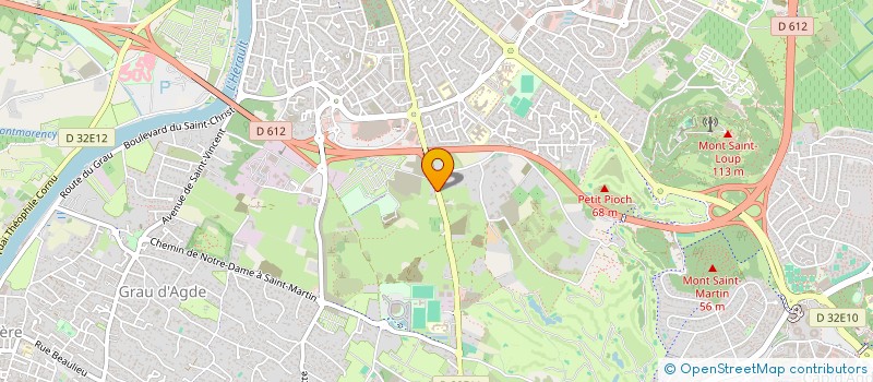 localisation de l'entreprise SYND COPRO LES SABLES D OR  AGDE