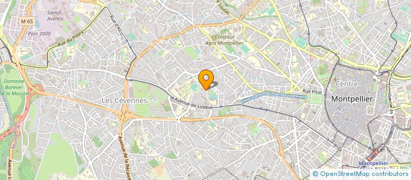 localisation de l'entreprise SYND COPRO LES SOUS BOIS DE CLEMENTVILLE  MONTPELLIER