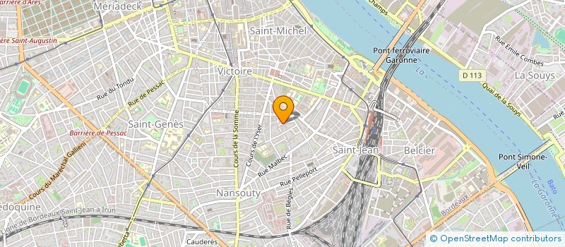 localisation de l'entreprise SYND COPRO LES TERRASSES DE LA VICTOIRE  BORDEAUX