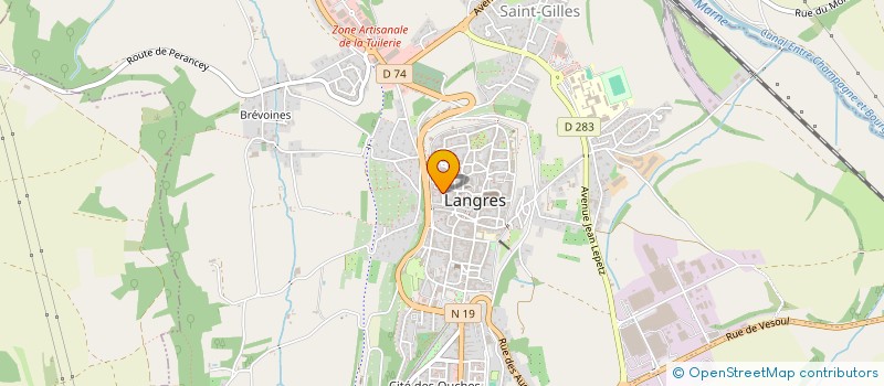 localisation de l'entreprise SYND COPRO LES URSULINES à LANGRES