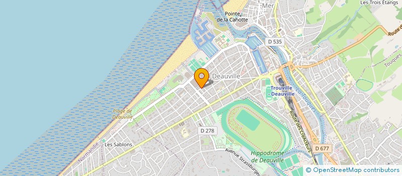 localisation de l'entreprise SYND COPRO MARBELLA  DEAUVILLE