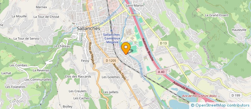 localisation de l'entreprise SYND COPRO MARIANNE  SALLANCHES