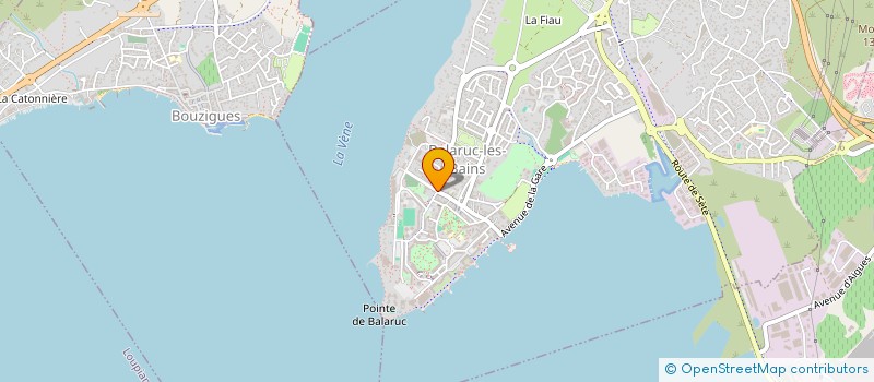 localisation de l'entreprise SYND COPRO MEDITERRANEE THERMAL  BALARUC-LES-BAINS