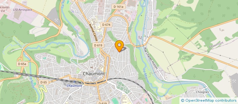 localisation de l'entreprise SYND COPRO MERMOZ à CHAUMONT