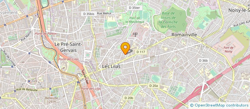 localisation de l'entreprise SYND COPRO MME VAN POUK ANGELE à LES LILAS