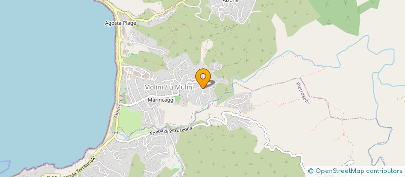 localisation de l'entreprise SYND COPRO MOLINI LES OLIVIERS  ALBITRECCIA