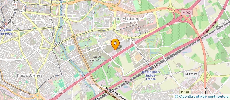 localisation de l'entreprise SYND COPRO MONTPELLIER VILLAGE IJKL à MONTPELLIER