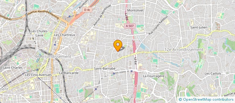 localisation de l'entreprise SYND COPRO NEUVEAU PARC ST BARNABE à MARSEILLE