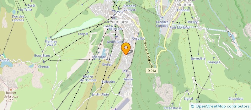 localisation de l'entreprise SYND COPRO NOGENTIL à COURCHEVEL
