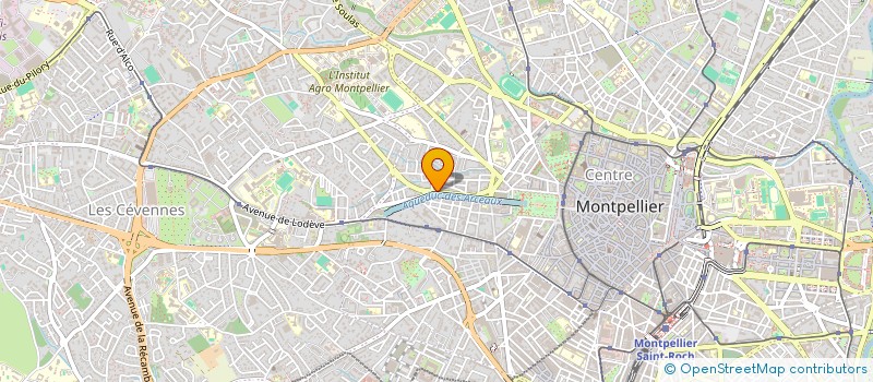 localisation de l'entreprise SYND COPRO OPALINE à MONTPELLIER