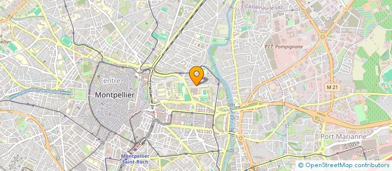 localisation de l'entreprise SYND COPRO PARC A BALLONS 1  MONTPELLIER